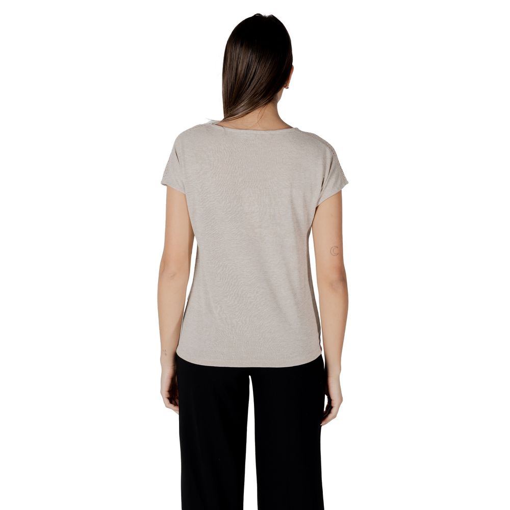 Street One T-Shirt aus beigem Polyester