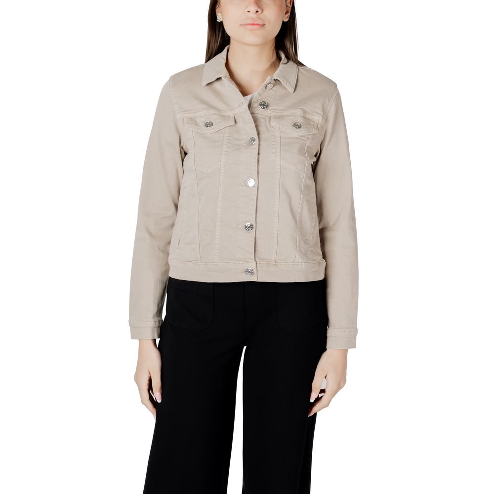 Street One Beige Cotton Jackets &amp