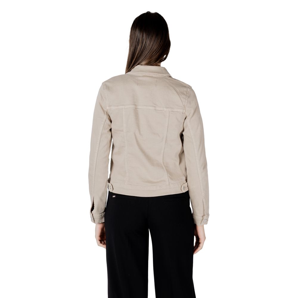 Street One Beige Cotton Jackets &amp