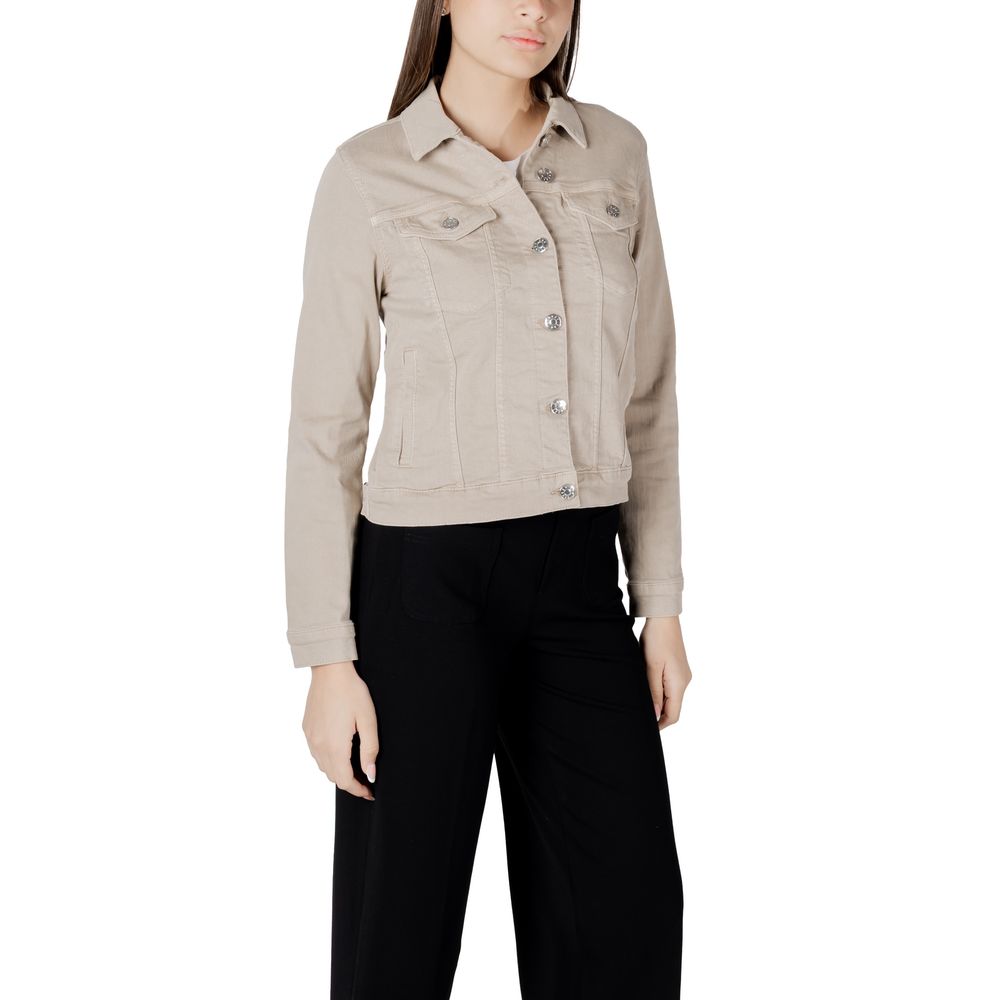 Street One Beige Cotton Jackets &amp