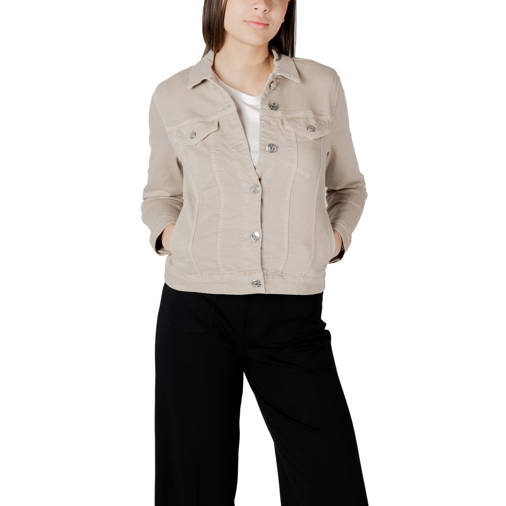Street One Beige Cotton Jackets &amp