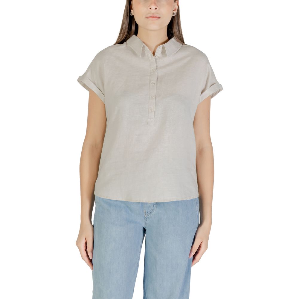 Street One Bicolor Leinenbluse