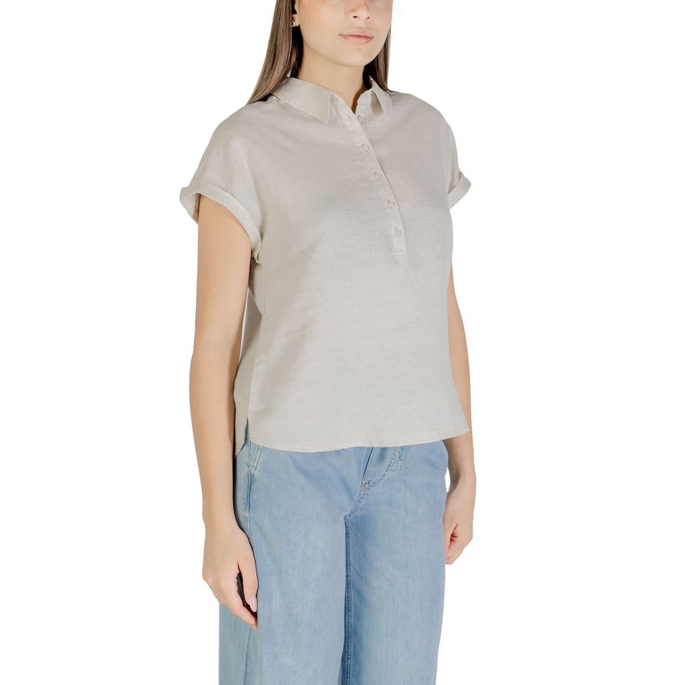 Street One Bicolor Leinenbluse