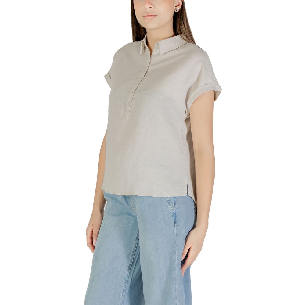 Street One Bicolor Leinenbluse