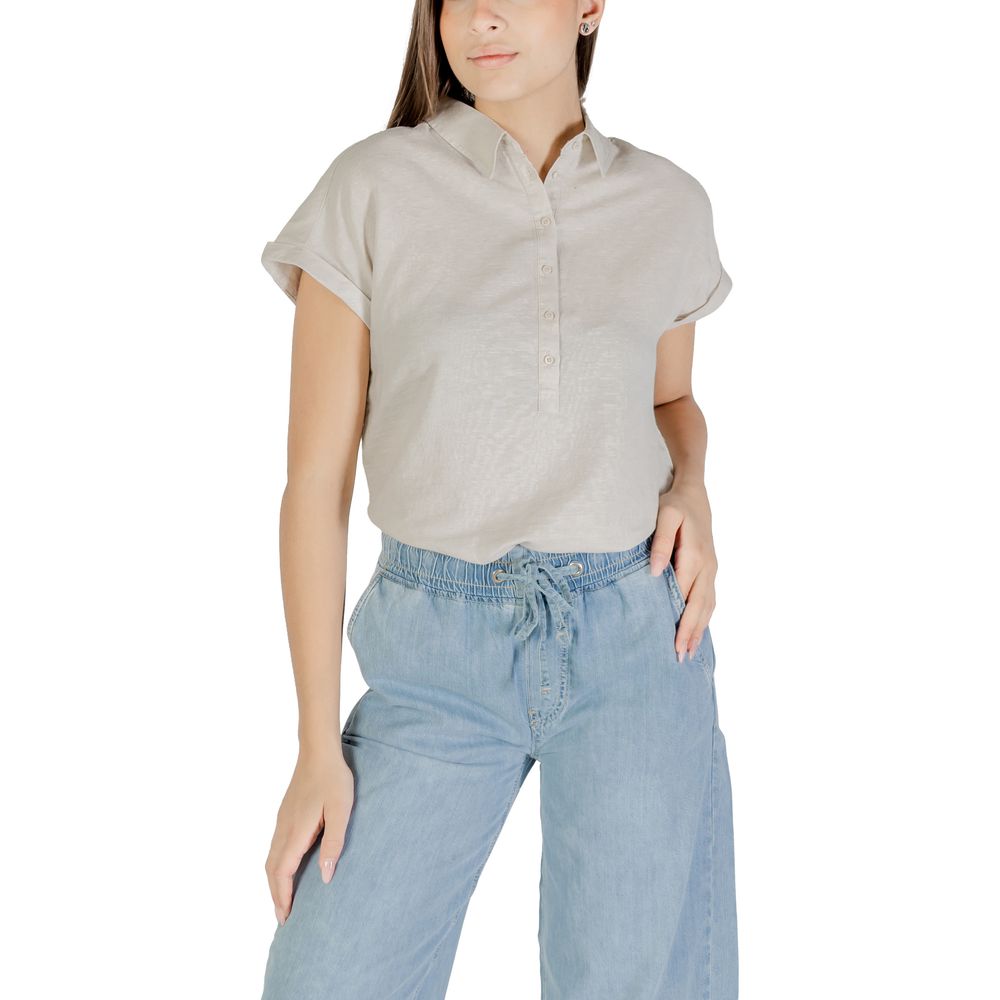 Street One Bicolor Leinenbluse
