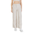 Only Beigefarbene Viskose-Hose im Casual-Look