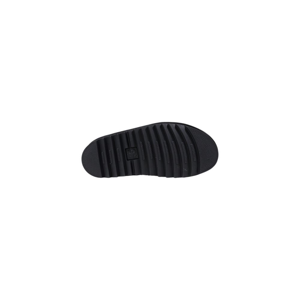 Dr. Martens Schwarze Leder-Plateau-Pumps