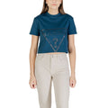 Guess Active Schwarzes T-Shirt aus Baumwolle
