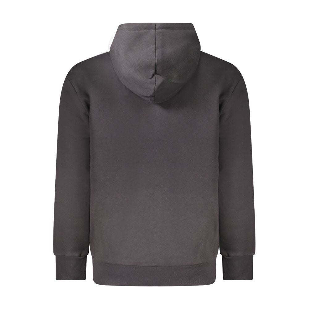 Timberland Men's Black Cotton Zip-Up Hoodie