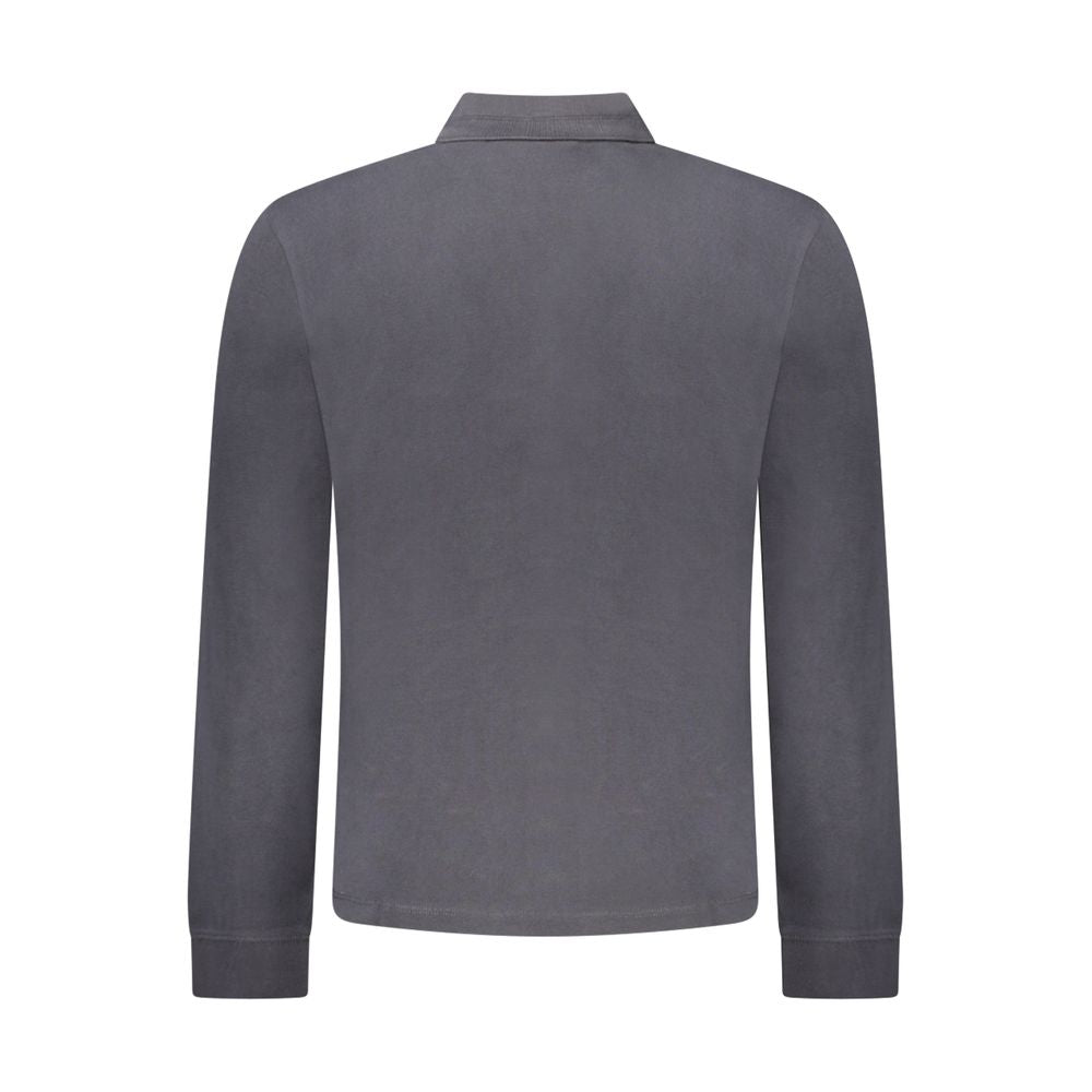 Napapijri Men's Black Cotton Polo Shirt