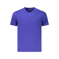 Napapijri Blaues Baumwoll-T-Shirt für Herren