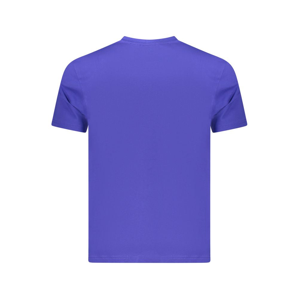 Napapijri Blaues Baumwoll-T-Shirt für Herren