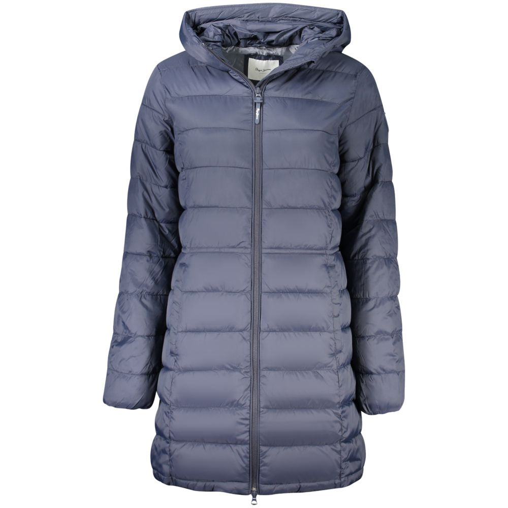 Pepe Jeans Blue Polyamide Jacket & Coat