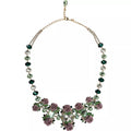 Dolce & Gabbana Gold-Messing-Gliederkette Rose Petal Crystal Halskette