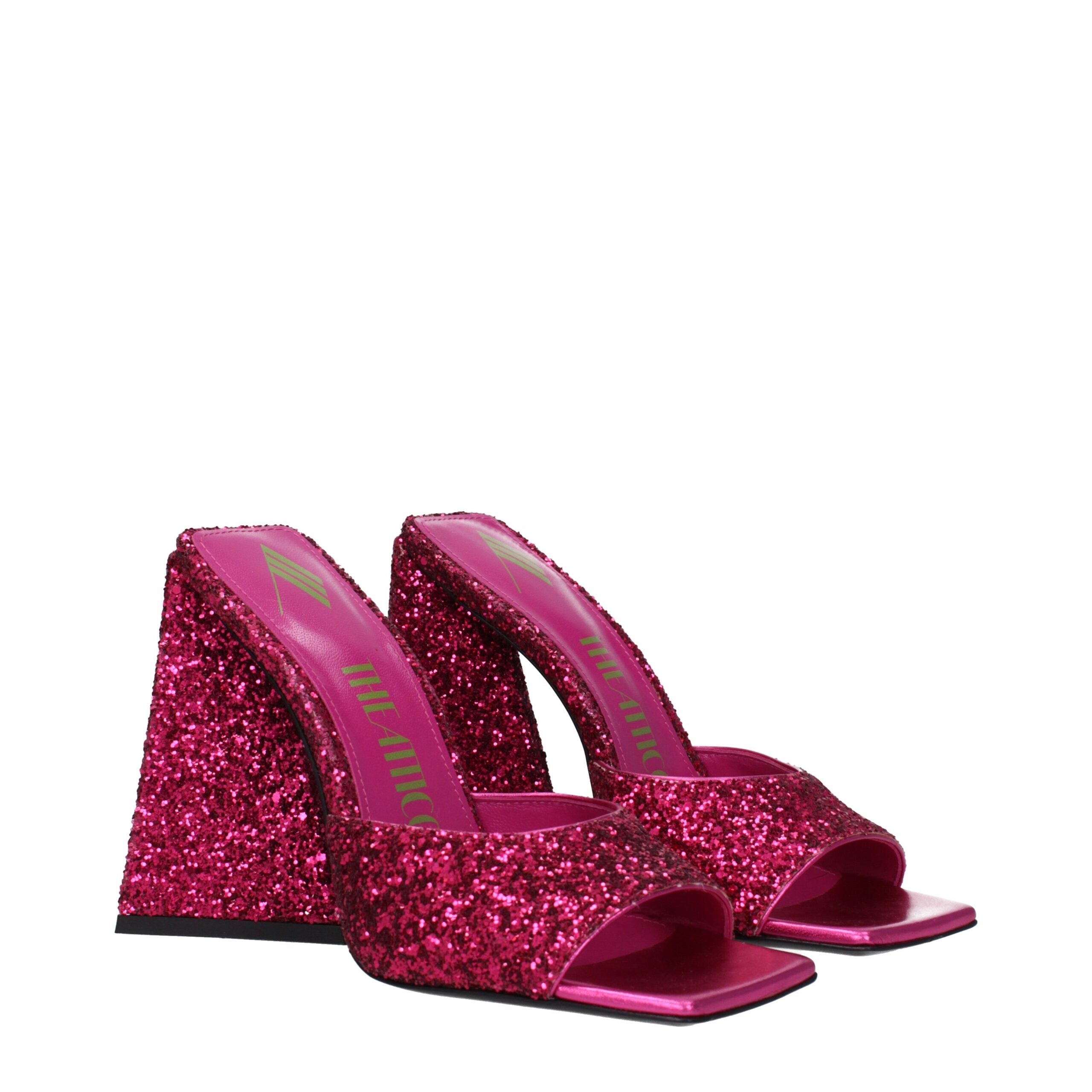 The Attico Rosa Plastic Platform Sandals