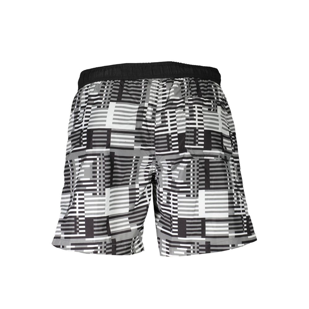 Karl Lagerfeld Schwarze Badeshorts aus Polyester für Herren