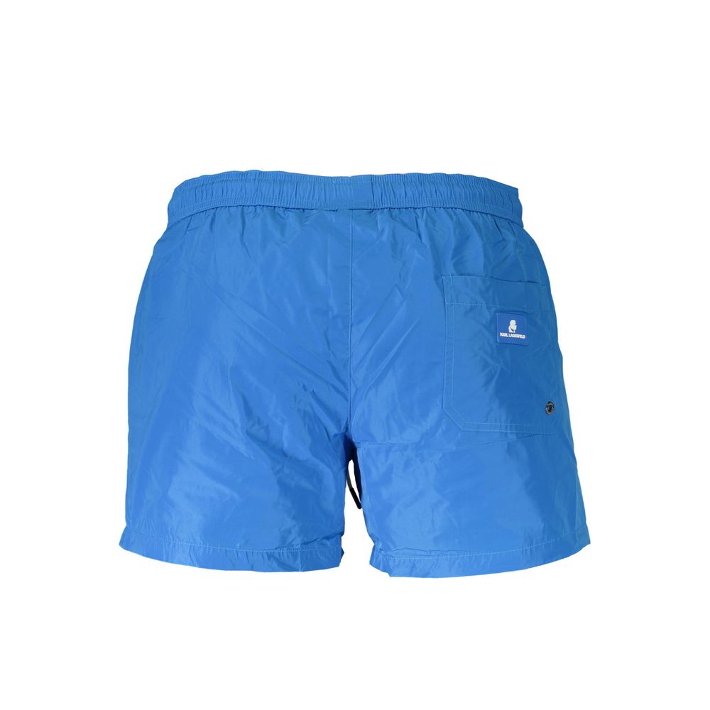 Karl Lagerfeld Badeshorts aus Polyester für Herren in Azzurro