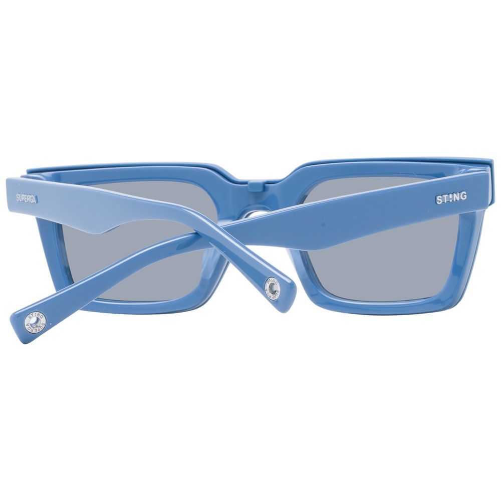 Sting Blaue Acetat- und Kunststoffbrille (Rahmen)