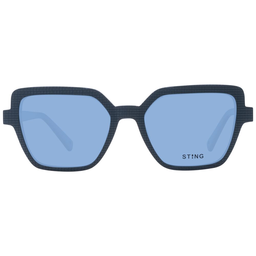 Sting Blaue Acetat- und Kunststoffbrille (Rahmen)