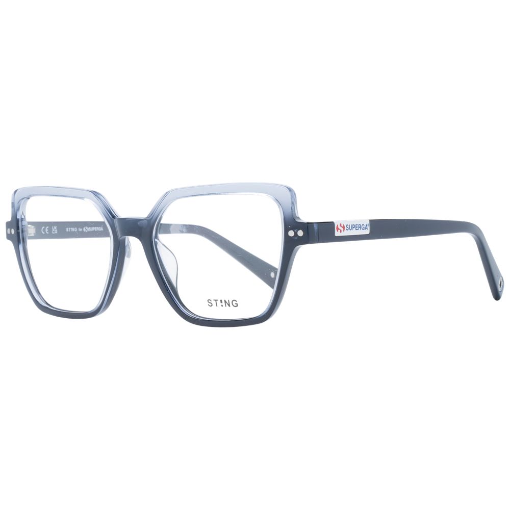 Sting Blaue Acetat- und Kunststoffbrille (Rahmen)