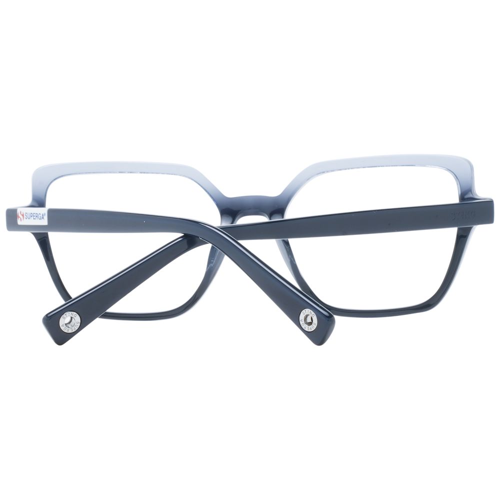 Sting Blaue Acetat- und Kunststoffbrille (Rahmen)
