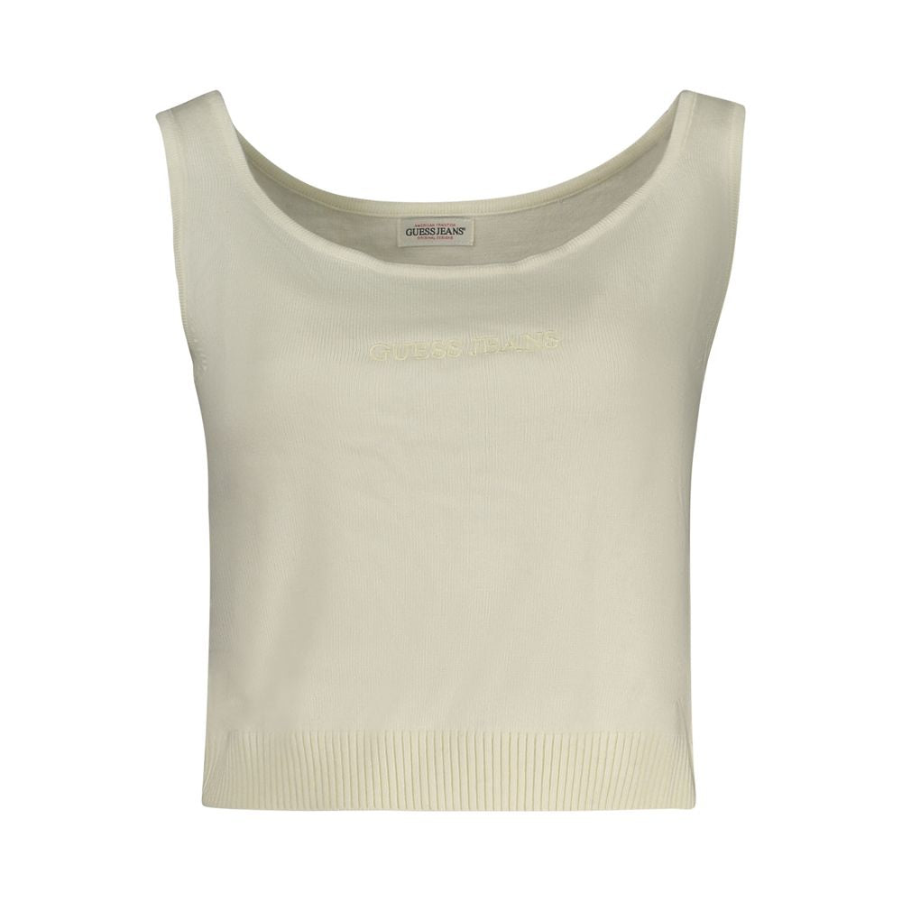 Guess Jeans Weißes Polyester-Hemd