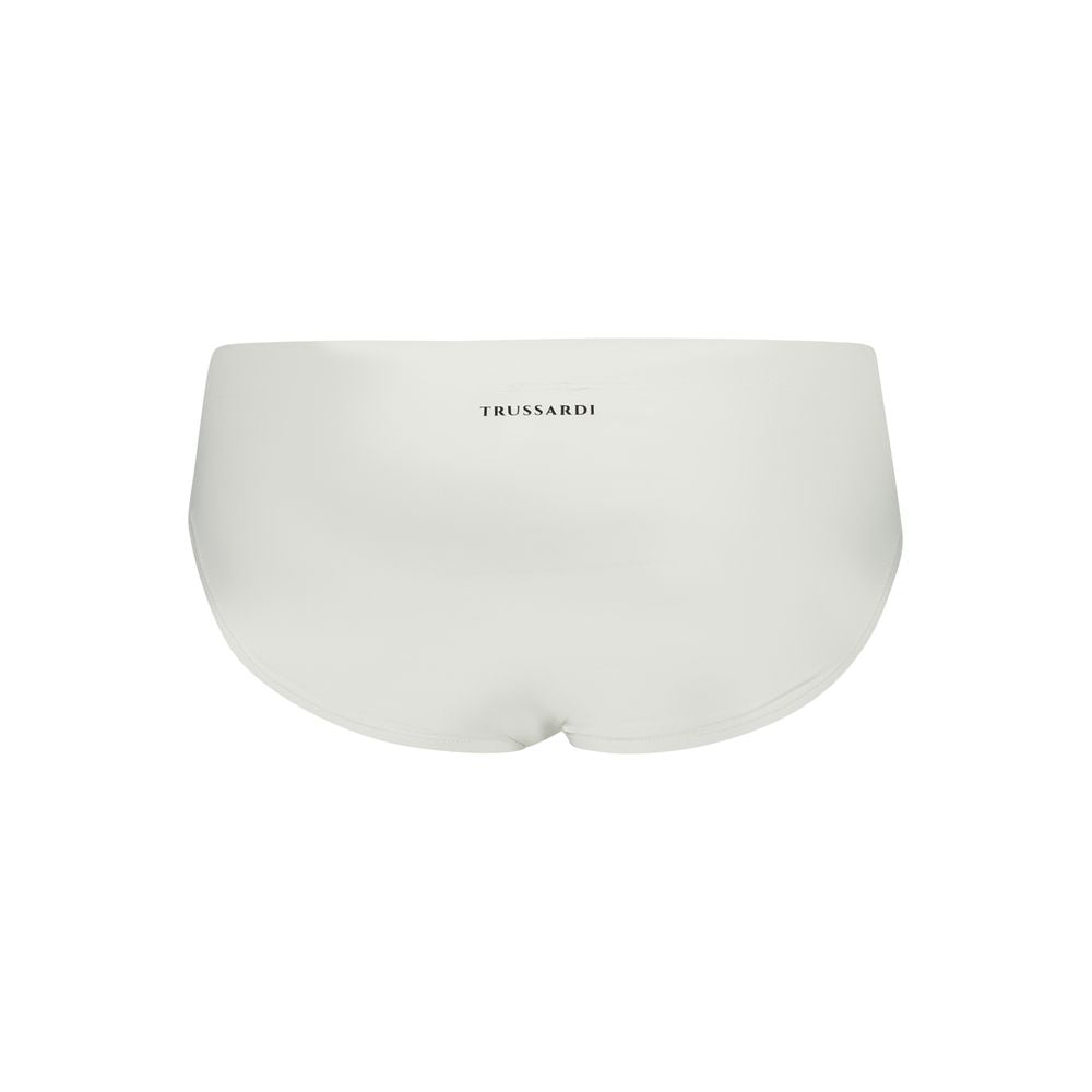 Trussardi Weiße Elastan-Badebekleidung