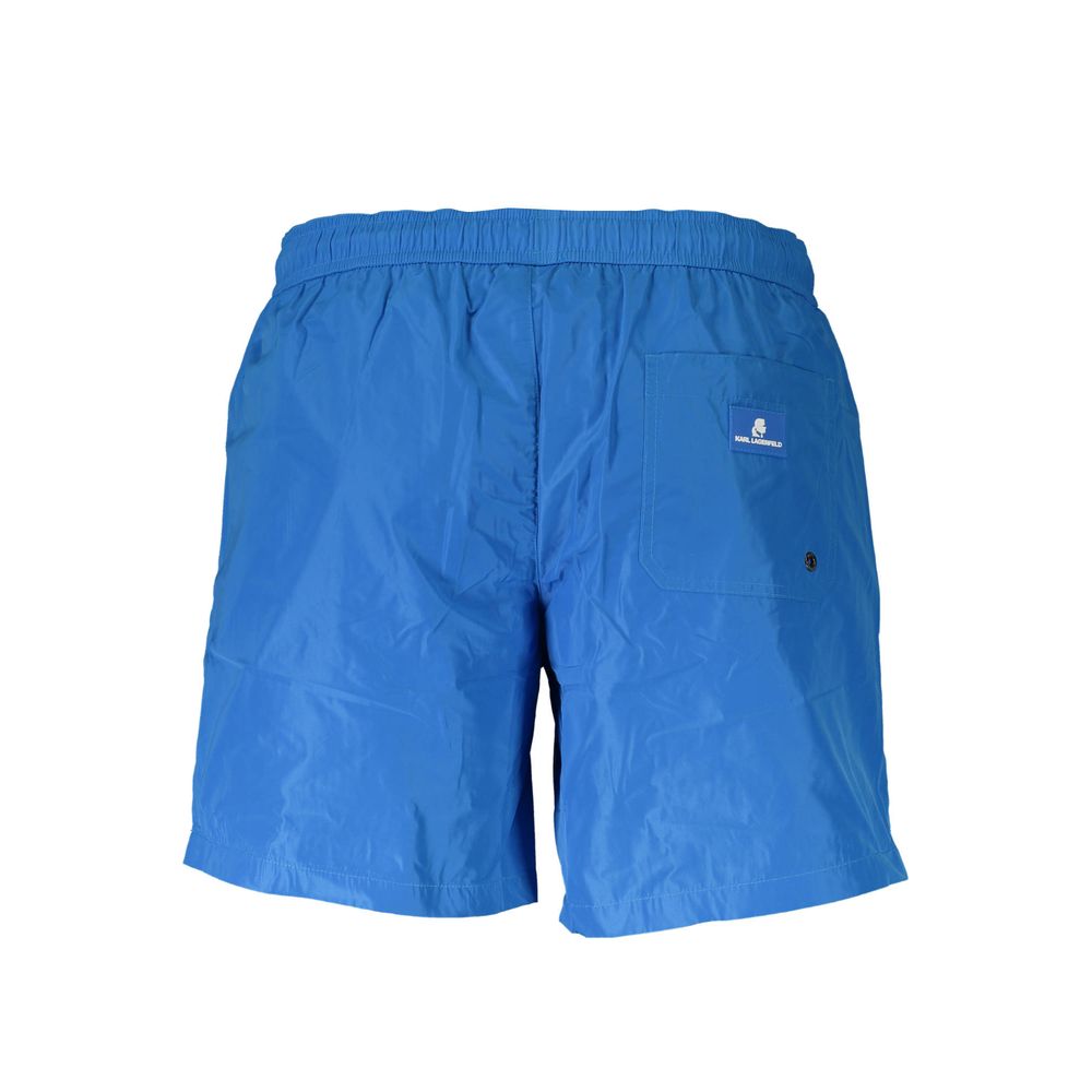 Karl Lagerfeld Blue Polyester Swimwear