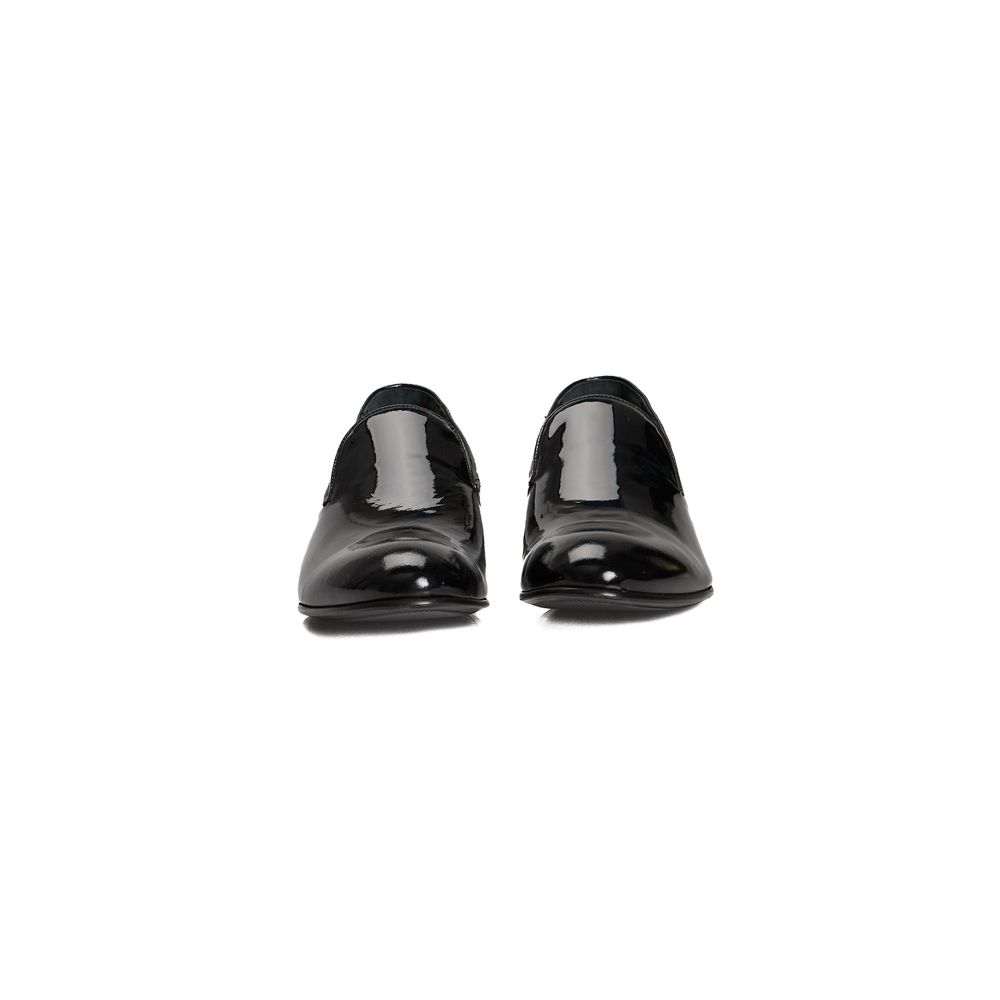 Roberto Pepe Luxury Black Calfskin Men's Loafers
