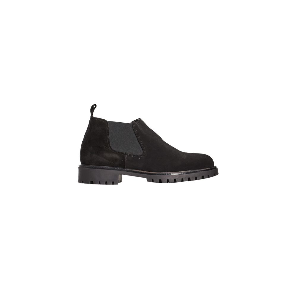 Roberto Pepe Luxury Schwarzer Kalbsleder Herrenstiefel