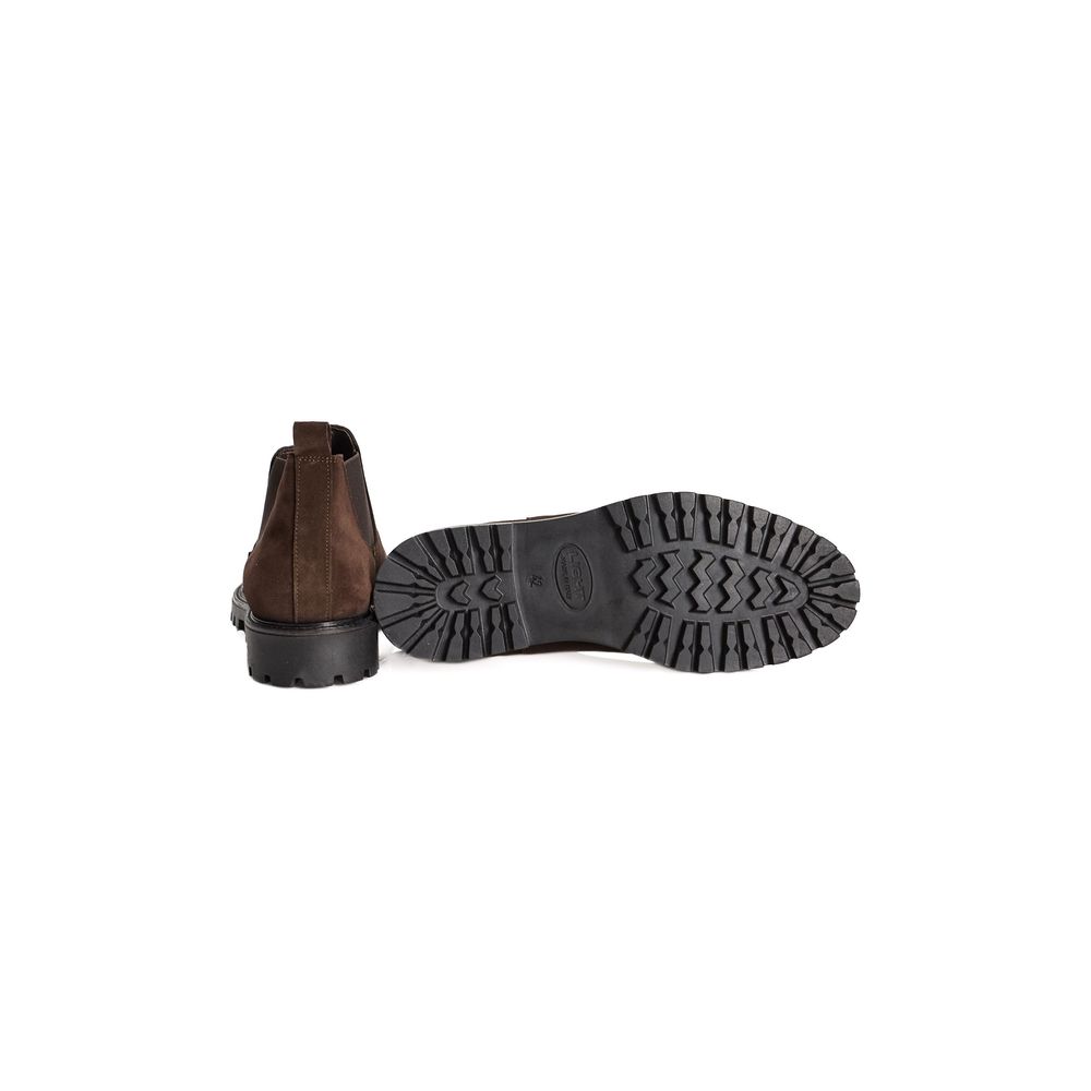 Roberto Pepe Luxury Braune Herren-Stiefeletten aus Kalbsleder