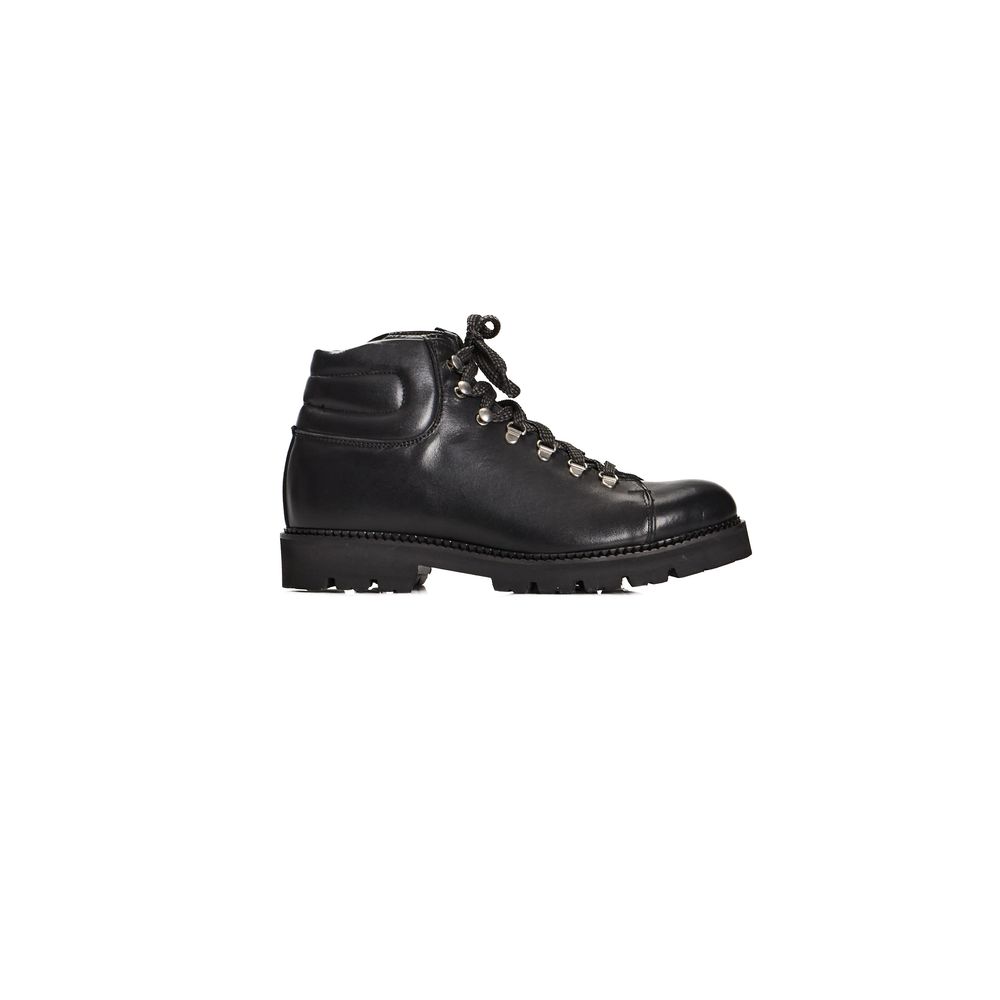 Roberto Pepe Luxury Black Calfskin Men's Boots