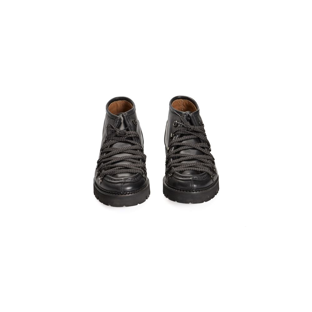 Roberto Pepe Luxury Black Calfskin Men's Boots