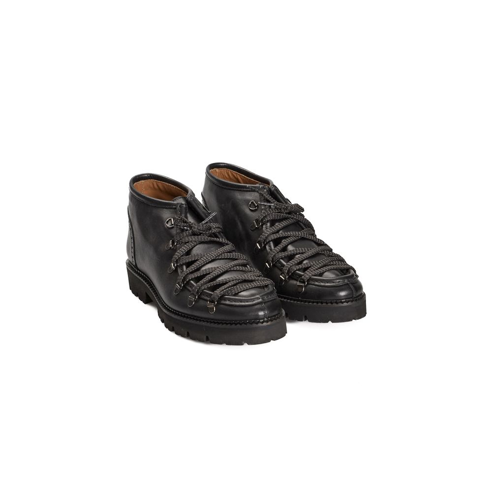 Roberto Pepe Luxury Black Calfskin Men's Boots
