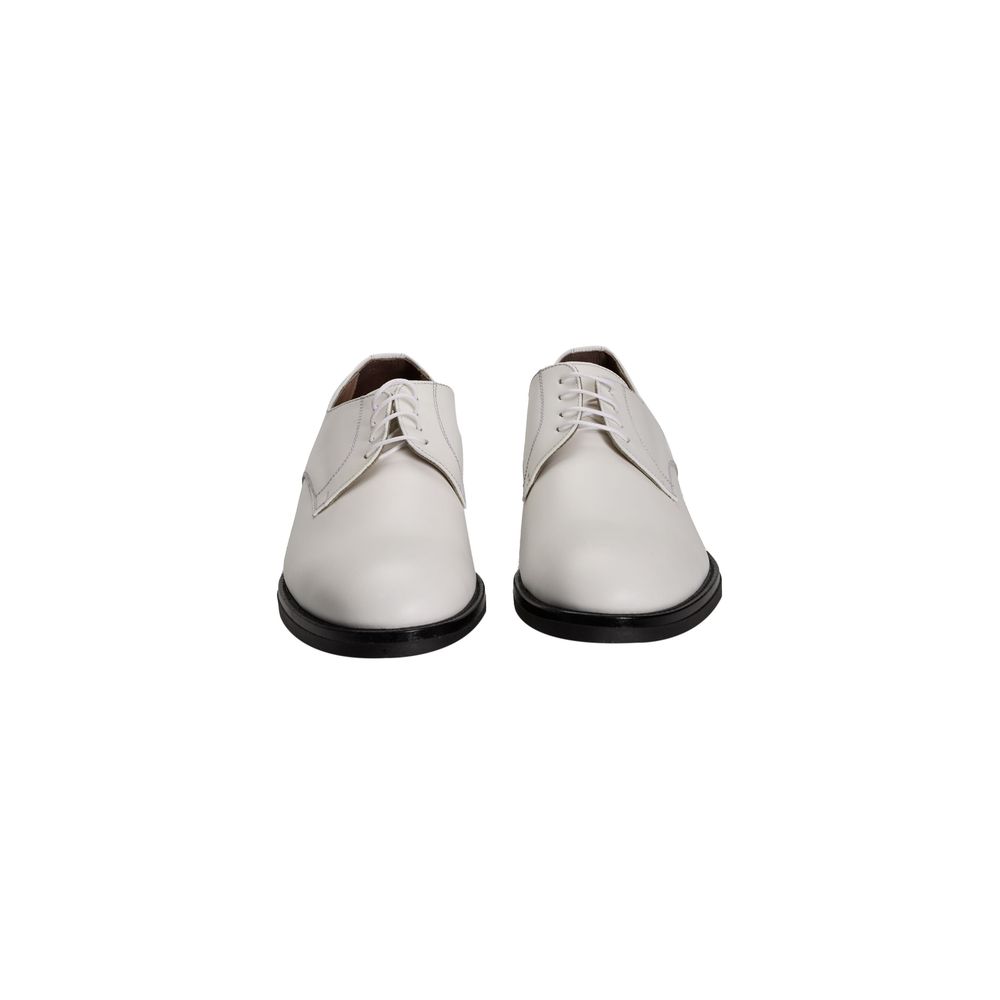 Roberto Pepe Luxury Weißes Kalbsleder Herren Loafer