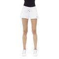 Just Cavalli Women's White Cotton Sweatshorts