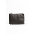 Trussardi Schwarzes Leder Männer Clutch