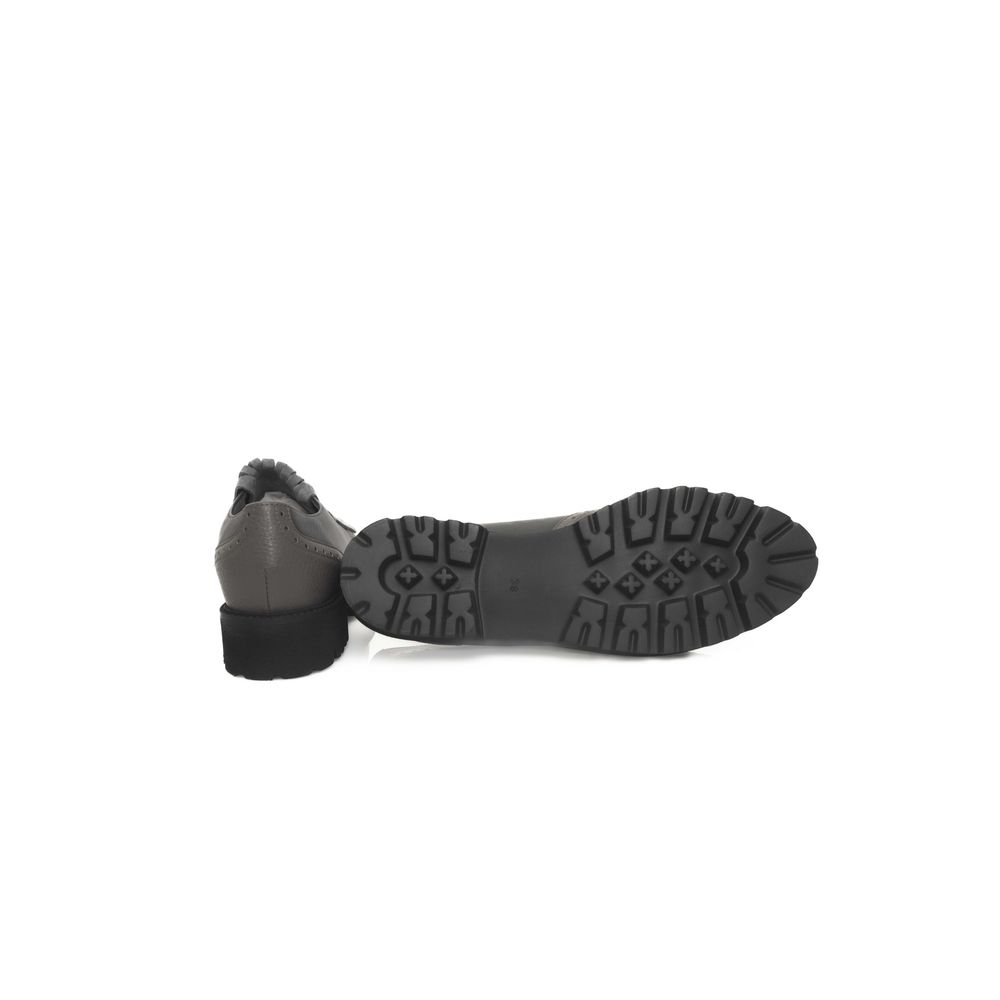 Cerruti 1881 Graue Rindsleder Damen Loafer