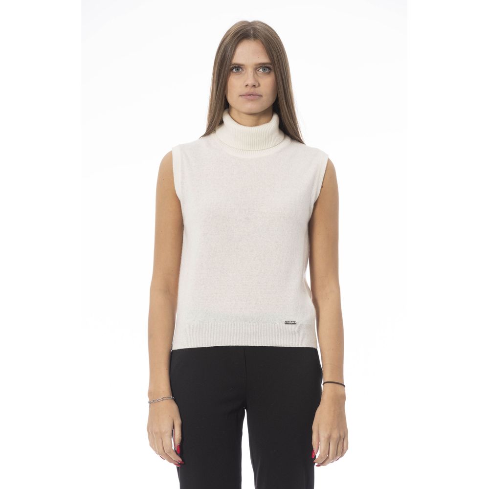 Baldinini Trend Women's White Wool Sweater
