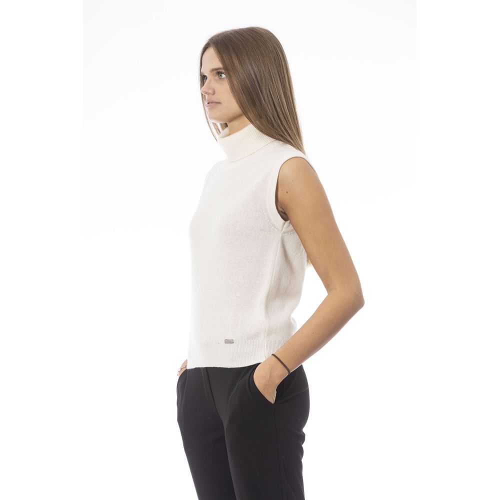Baldinini Trend Women's White Wool Sweater
