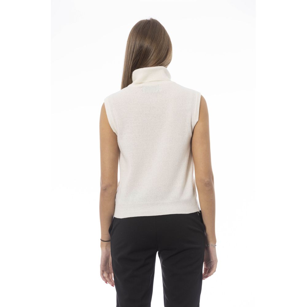 Baldinini Trend Women's White Wool Sweater