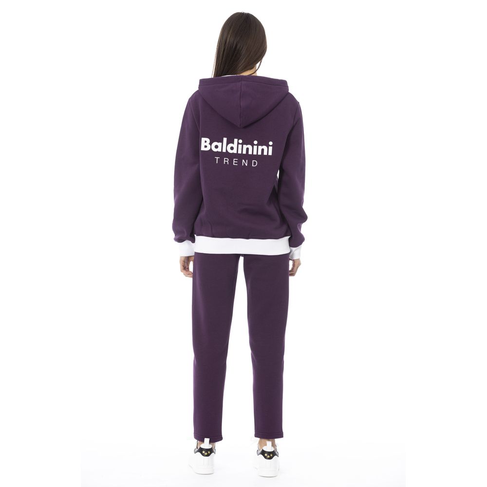 Baldinini Trend Lilac Cotton Women's Sweater