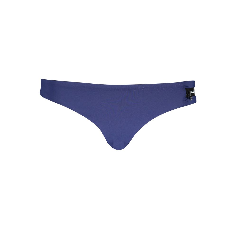 Karl Lagerfeld Blaue Elastan-Badebekleidung