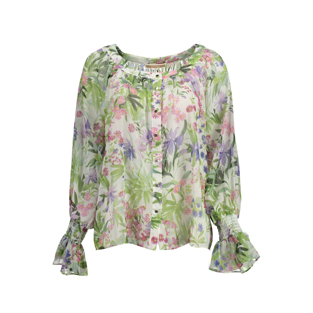 Kocca Grünes Hemd mit Muster aus Polyester