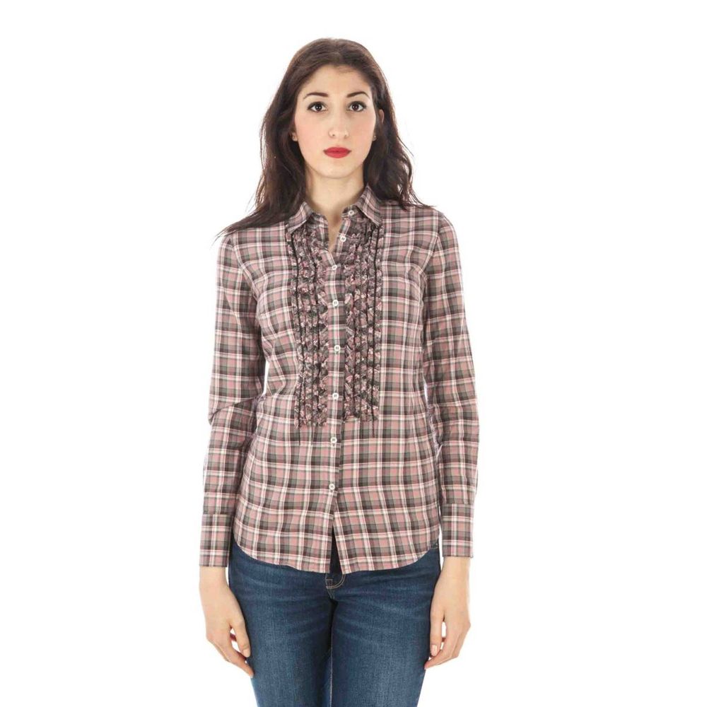 Fred Perry Rosa Baumwollhemd