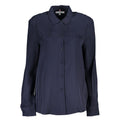 Tommy Hilfiger Blaues Viskose-Hemd