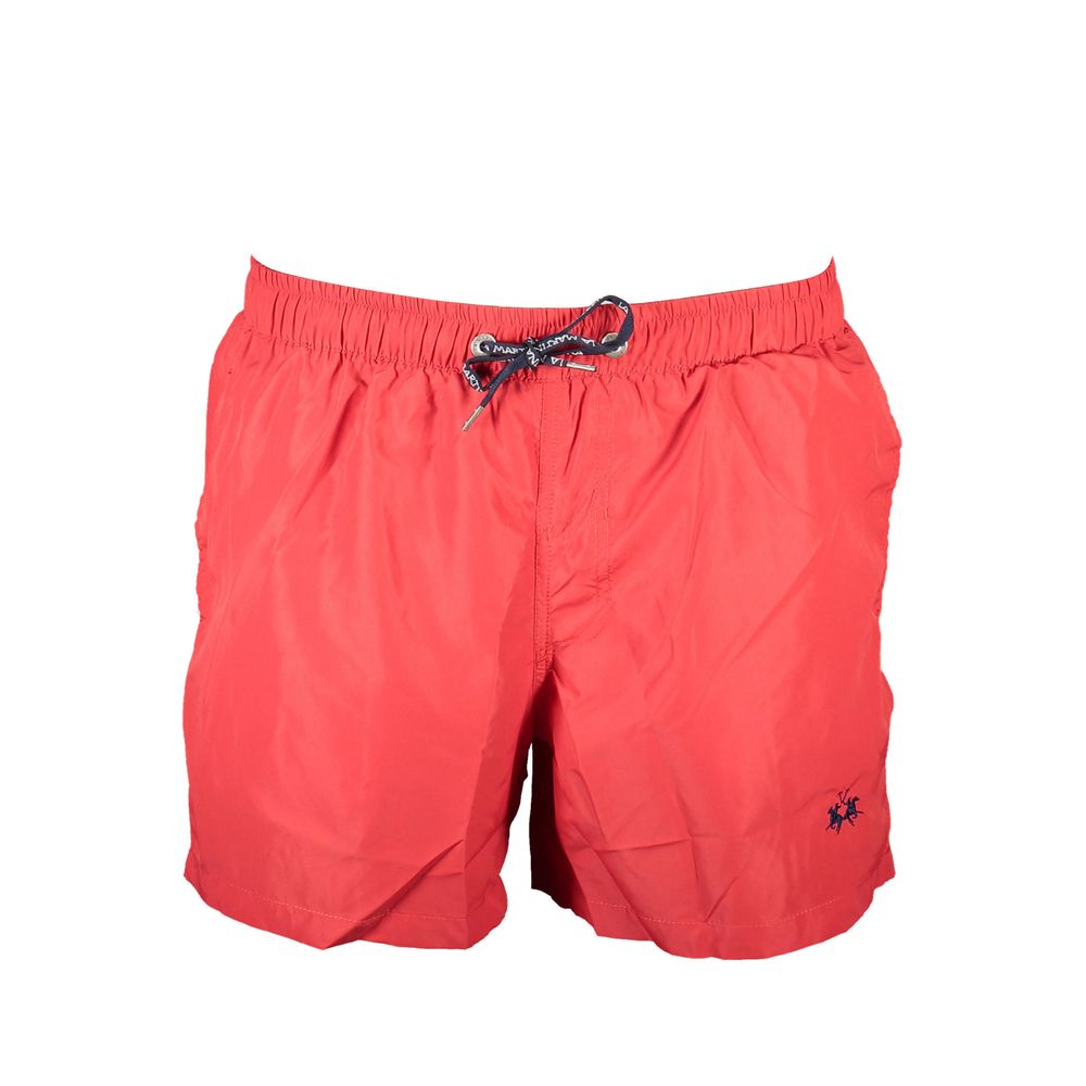 La Martina Rote Polyester-Badebekleidung