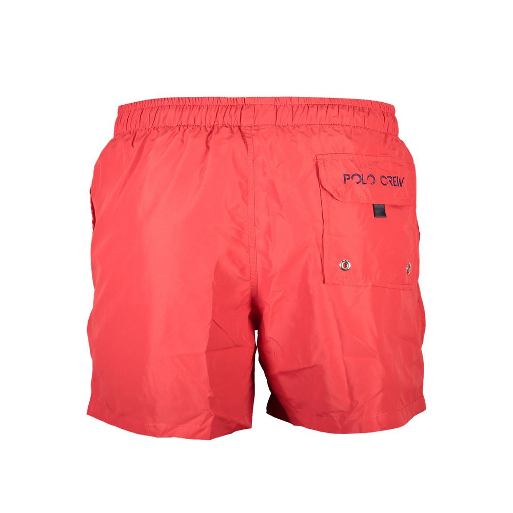 La Martina Rote Polyester-Badebekleidung