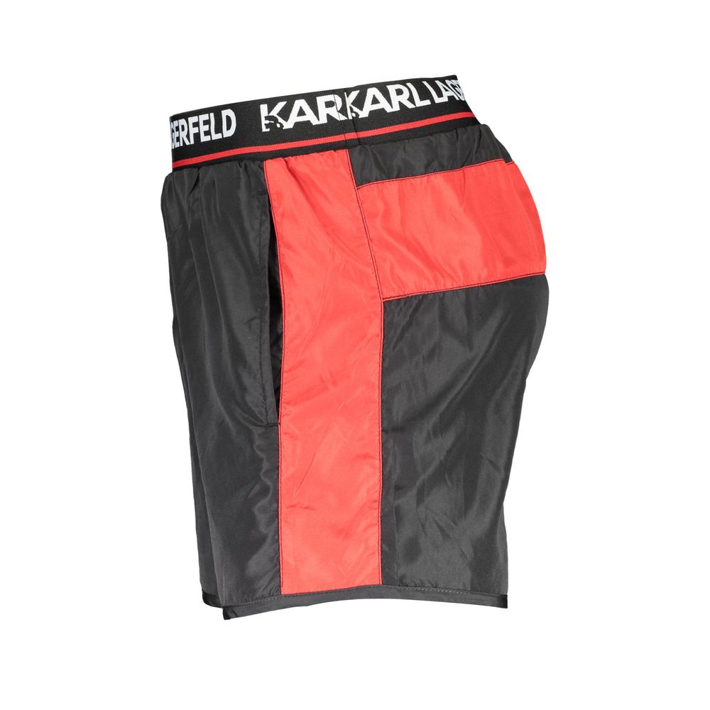 Karl Lagerfeld Schwarze Polyester-Badebekleidung