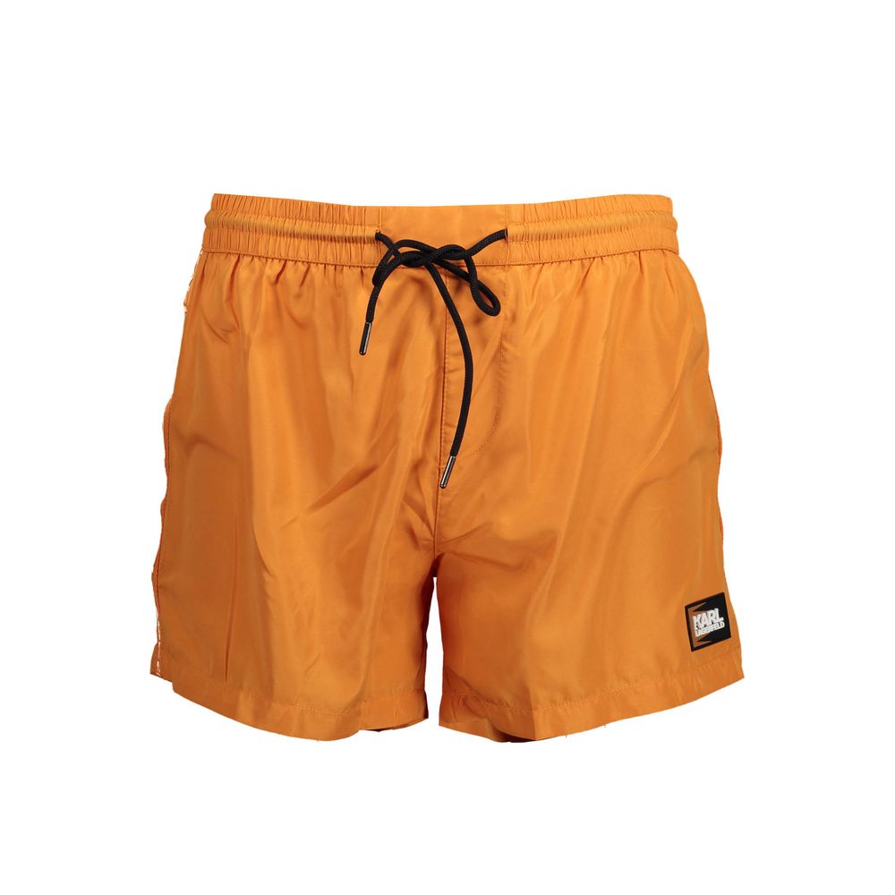 Karl Lagerfeld Orange Polyester Swimwear